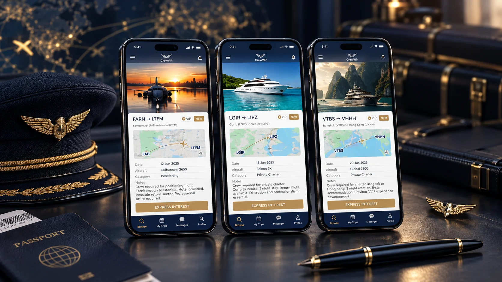CrewVIP — Flutter-платформа для авіації